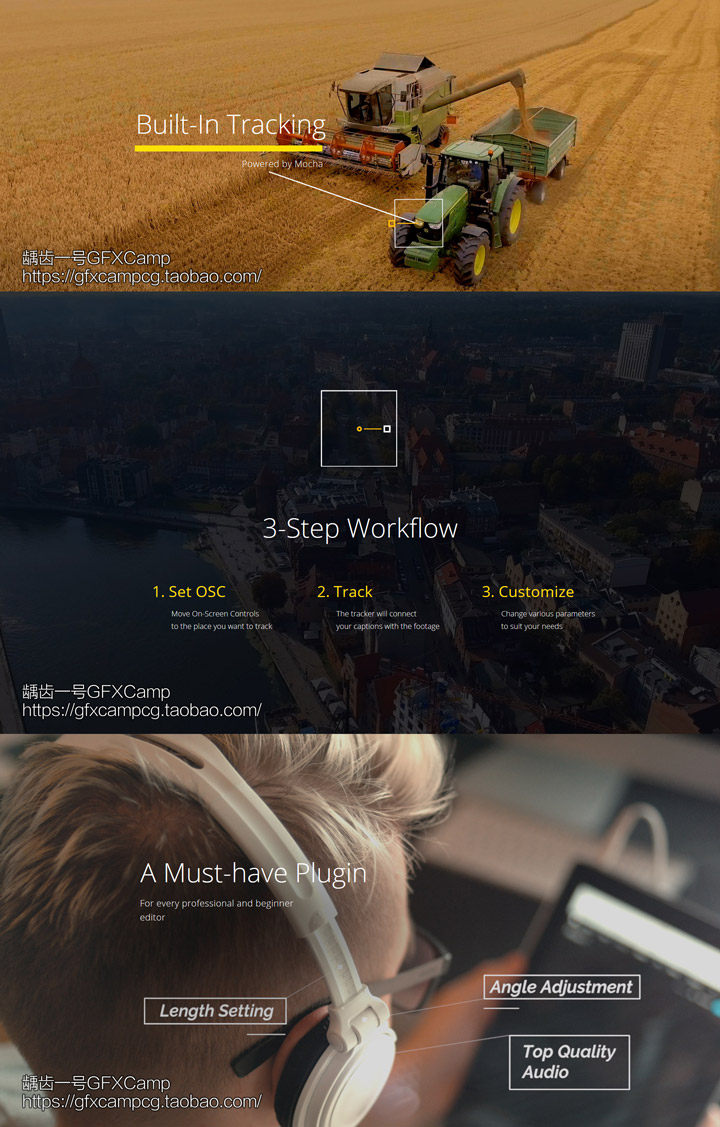 FCPX插件:50组解释说明介绍呼叫指示线动画 mCallouts Simple v2