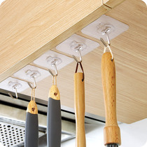 Home Apple viscose adhesive hook-free wall hanging hook home kitchen bathroom wall strong clothes hook 30