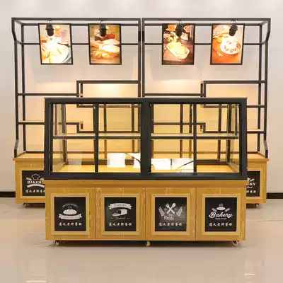 Bakery, bread display cabinet, cake shop, display cabinet, side cabinet, baking cabinet, glass commercial shelf cabinet