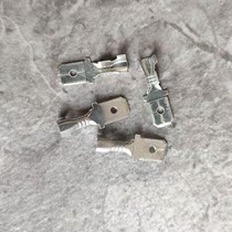 6 3 Plug plug-in wiring male connector copper connector cold press connector plug terminal