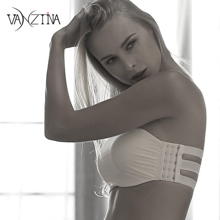 无肩带文胸女抹胸式美背侧扣挂脖防滑聚拢上托无钢圈隐形舒适内衣-tmall.com天猫 无肩带文胸女抹胸式美背侧扣挂脖防滑聚拢上托无钢圈隐形舒适内衣-tmall.com天猫