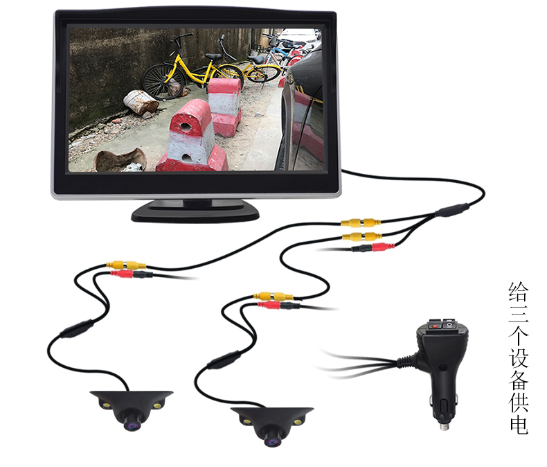 Bên phải bên phải xem xe bên phải điểm mù camera xe HD nhìn đêm bên phải phía trước bên trái và bên phải xem hệ thống phụ trợ - Âm thanh xe hơi / Xe điện tử âm thanh xe hơi