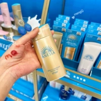 Mengq Shiseido Anhot Sand Anessa Annai Sunscreen Порошок золотой труб.