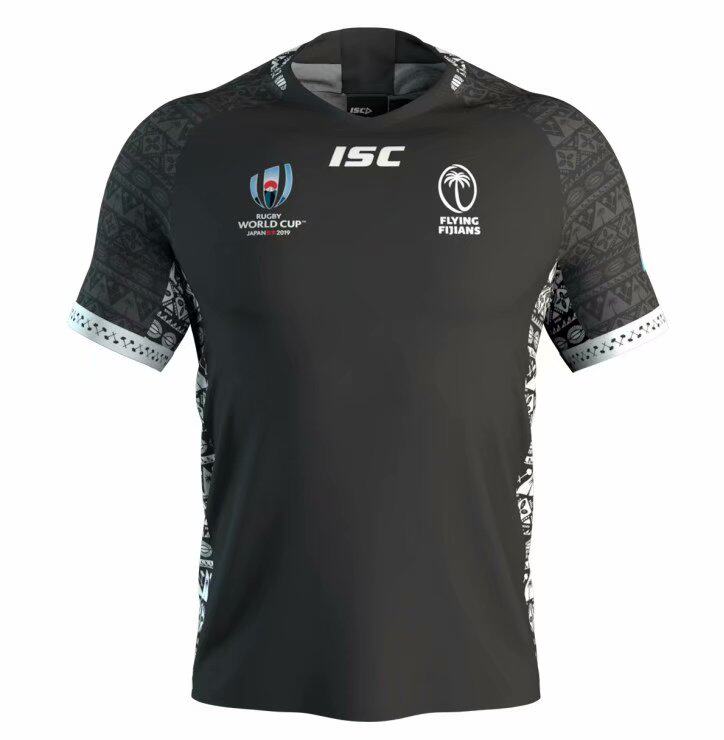 Fiji Rugby Clothes 2020 White Black Rugby Jersey
