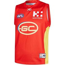 AFL Gold Coast Sun Team Polyester Breathable Gold Coast Sun Mens HOME Guernsey