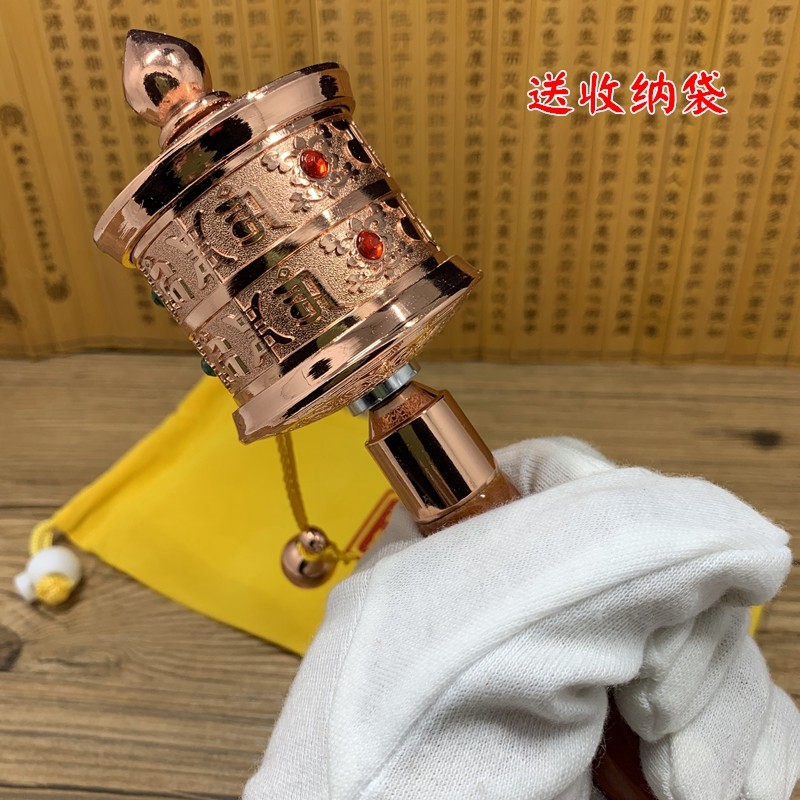 The hand-shake transfer cylinder, well, the Luo Guanyin's curly mantra has been held since the prayer Wen Bai and the wheel of the wheel is held by the wheel of the wheel. 