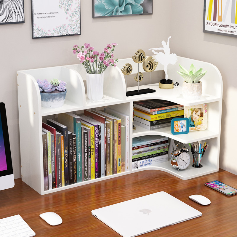 Simple Bookshelf Small Bookshelf Office Desk Shelf Multi Layer