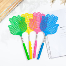 Creative retractable plastic fly swatter summer supplies mosquito killer palm swatter household daily fly killer artifact durable swatter
