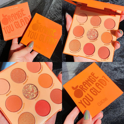2025 Orange Eyeshadow Palette Orange Pumpkin Orange Soda Orange Orange Internet Celebrity Eyeshadow Palette ins Super