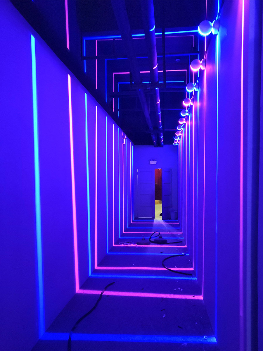 Hotel KTV wall lamp outdoor wall lamp doorpost bar gym corridor aisle lamp channel embedded beam light