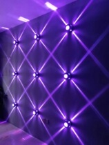 LED outdoor lighting cross star lamp hotel building waterproof outdoor exterior wall decorative line lamp wall lamp ray lamp