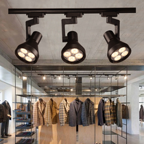 Super bright led track light 35W40W clothing store spotlight surface mounted ceiling exhibition hall par30 spotlight COB track light