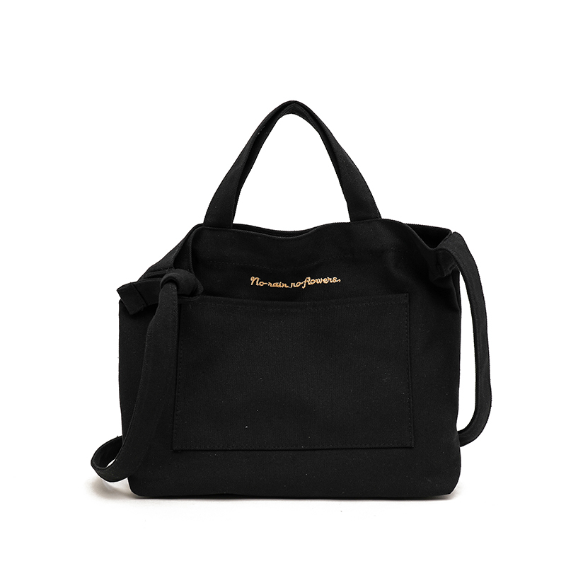 2020 autumn new messenger one-shoulder portable simple Japanese INS wind large-capacity canvas bag