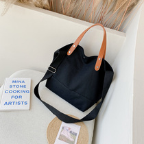 2020 New Japan-ROK brief about 100 hitch-wind single shoulder carry-on twill cloth bag