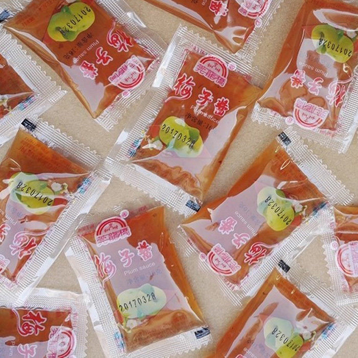 Guan Longqiao plum sauce Cantonese roast goose Ice flower plum sauce bagged 25 packs of roast duck Roast duck with sweet and sour sauce