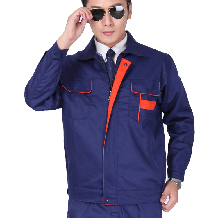 công nhân sửa chữa xuân dài tay hơi Workwear phù hợp với nam giới mặc phụ nữ mặc ingons mặc nhà xưởng nhà máy quần áo kỹ thuật