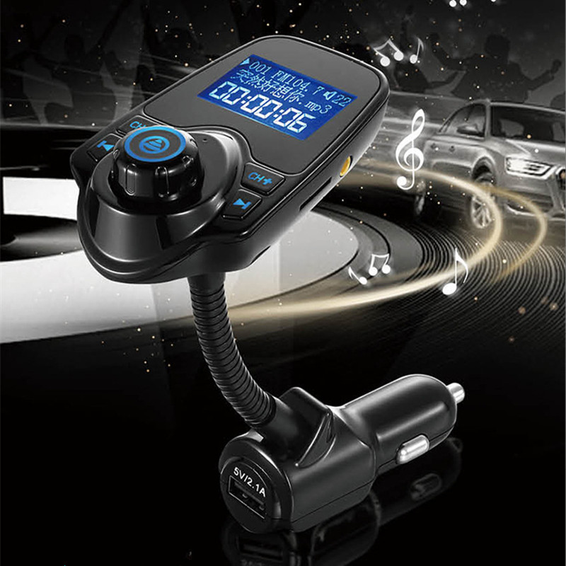 Smart Car Bluetooth Cigarette Lighter Hands-free Phone Headset MP3 Play Call Audio FM Transmitter No Distortion