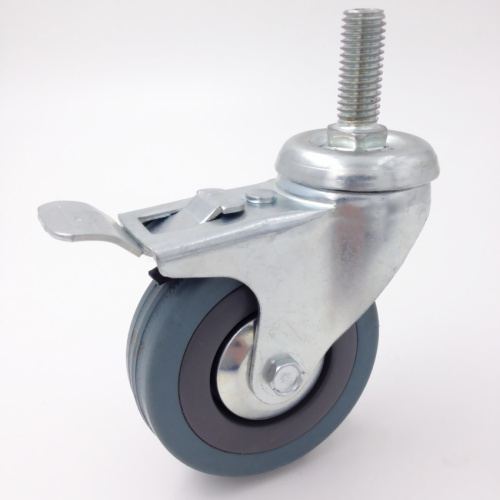 Promotion Wheel Supermarket Dump Truck Wheels Rubber Wheels Multifunction Rotary Wheels Wear-proof folding flower cart