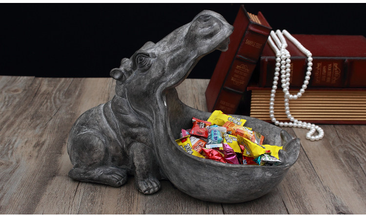 Hippo Decoration Iron
