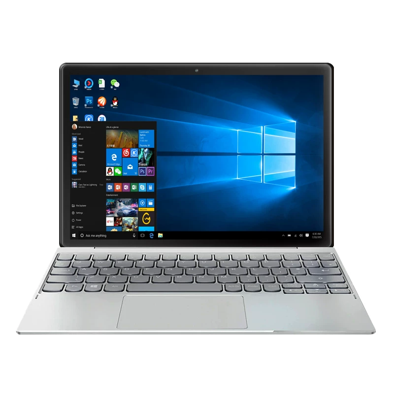 [2024 новое поступление] Планшетный компьютер на Windows 10 2 в 1, тонкий портативный ноутбук PC система Microsoft Win10 бизнес офис копирование
