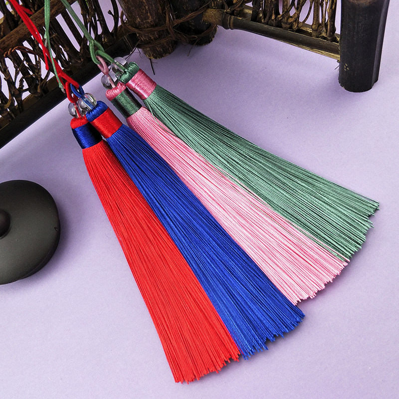 China Junction Current Susciuzi Bicolor Car Pendant Pendant Pendant Ornament Materials Ethnic Wind Craft Pendant DIY Accessories