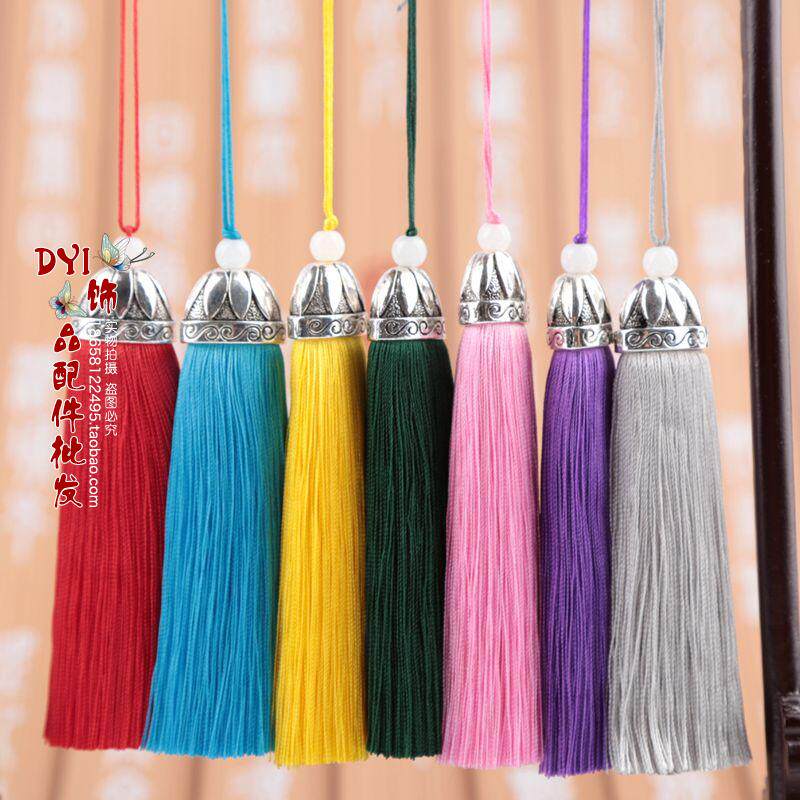 Artificial Silk Flow Su DIY Silver Gold Flower Hat Ice Silk Flow Sugenuine Silk Pendant China Knot Accessories Scion