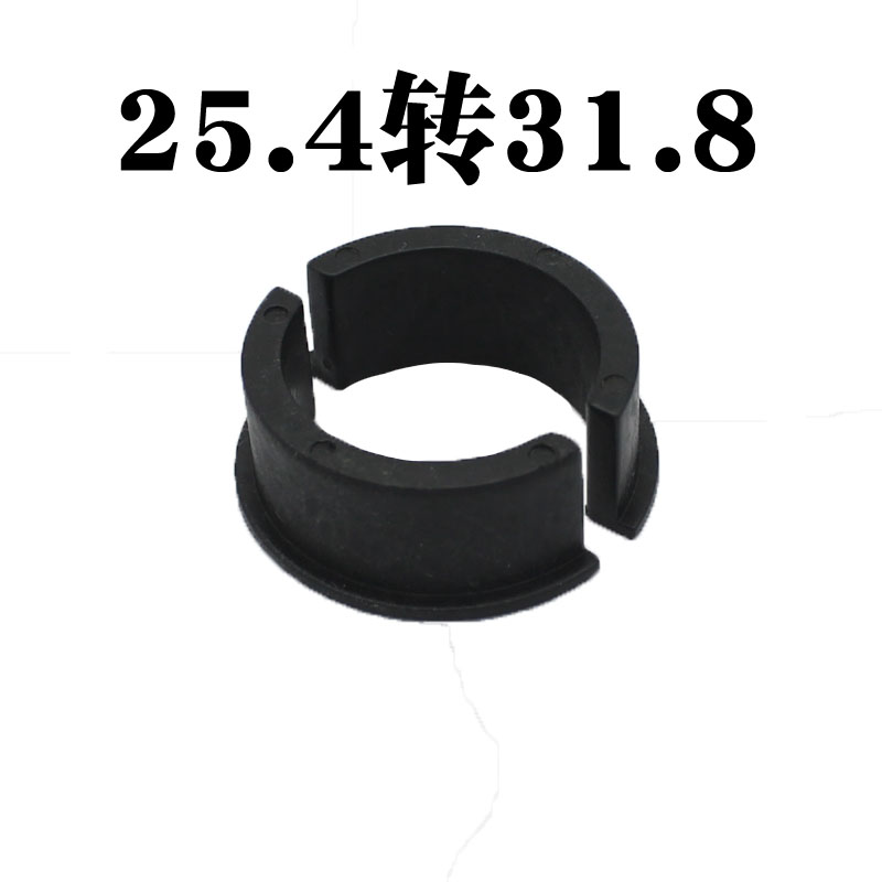 Bike Handlebars Variable Diameter Sleeve 25 4 Turns 31 8 Plastic Trekking Road Wheels Diameter Mounting Code Gauge Bracket Used