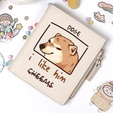 CHEEMS траур Акита Сиба Ину пакет пародийных выражений милая глупая собака японский нишевый дизайн студенческий короткий клип