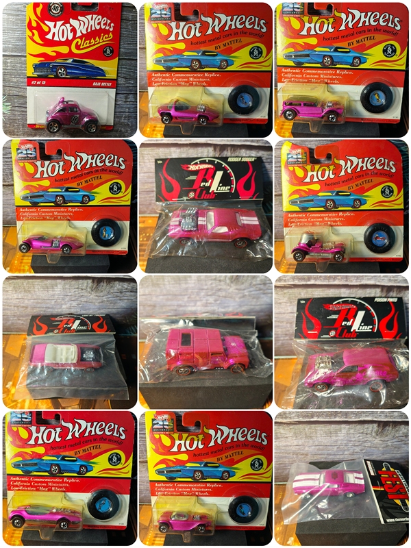 [Pink] (11.20) Hot Wheels Pink Evening Event Exhibition Rlc Classic Limited Edition Rare Pink