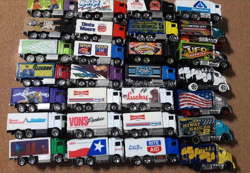 【Truck and Trailer】Hot Wheels Hiway Hauler Six-Wheel Truck Culture Flawless Trailer Rubber Tires 【Truck and Trailer】Hot Wheels Hiway Hauler Six-Wheel Truck Culture Flawless Trailer Rubber Tires