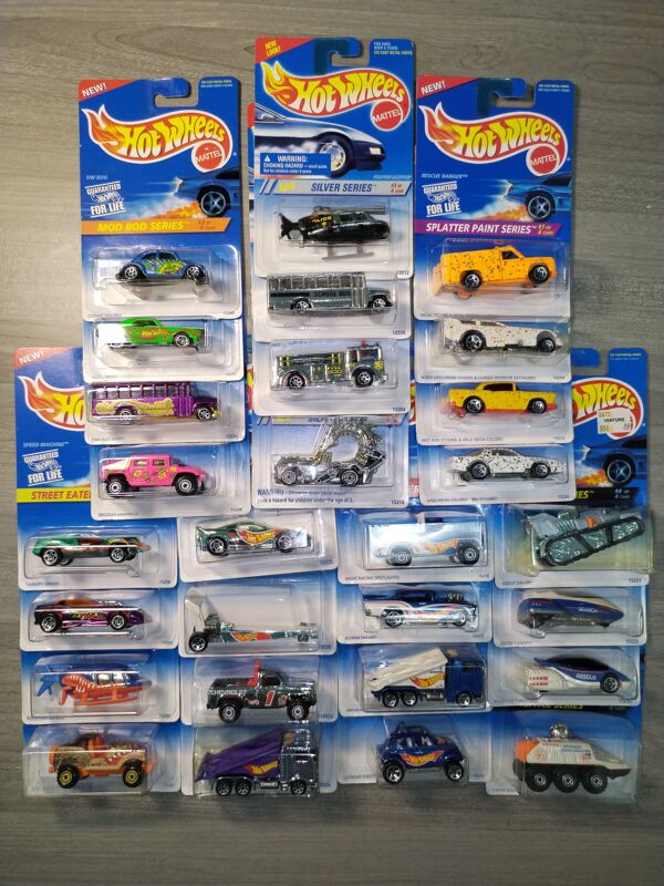 【Puka Set】5.18 Hot Wheels 94-95 Rare Vintage Cars Clear Paint Car Team Pure Silver Flash Point, Etc 【Puka Set】5.18 Hot Wheels 94-95 Rare Vintage Cars Clear Paint Car Team Pure Silver Flash Point, Etc