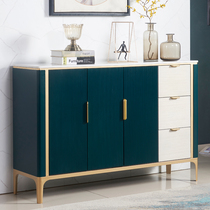 American light lavish marble noodle Dining Side Cabinet Entrance Door Entrance Door Closed Cabinet Storage Containing Modern Minima Home Bowl Cabinet