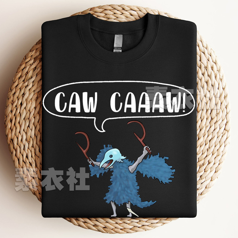 Slay the Spire Short-Sleeved Card Game Merchandise Creative Slay the Spire Caw Caaaw T-Shirt Pure Cotton