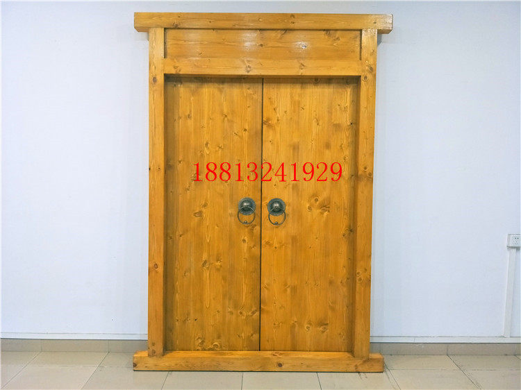Entrance door solid wood gate old elm antique gate villa rural courtyard gate retro courtyard gate