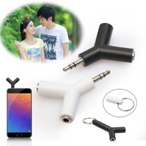 3 5mm Y Splitter Audio Headphone Earphone Lover Share