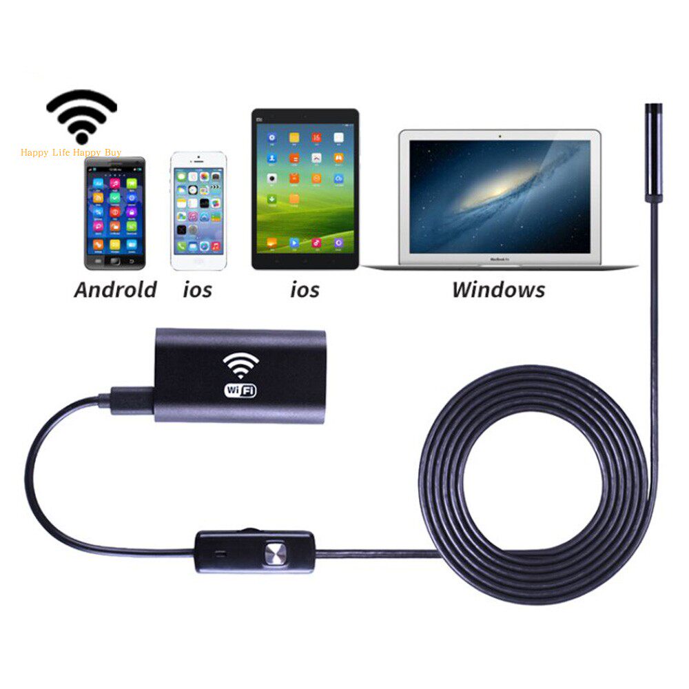8mm 2M WIFI Endoscope Borescope IOS Endoscope For Iphone