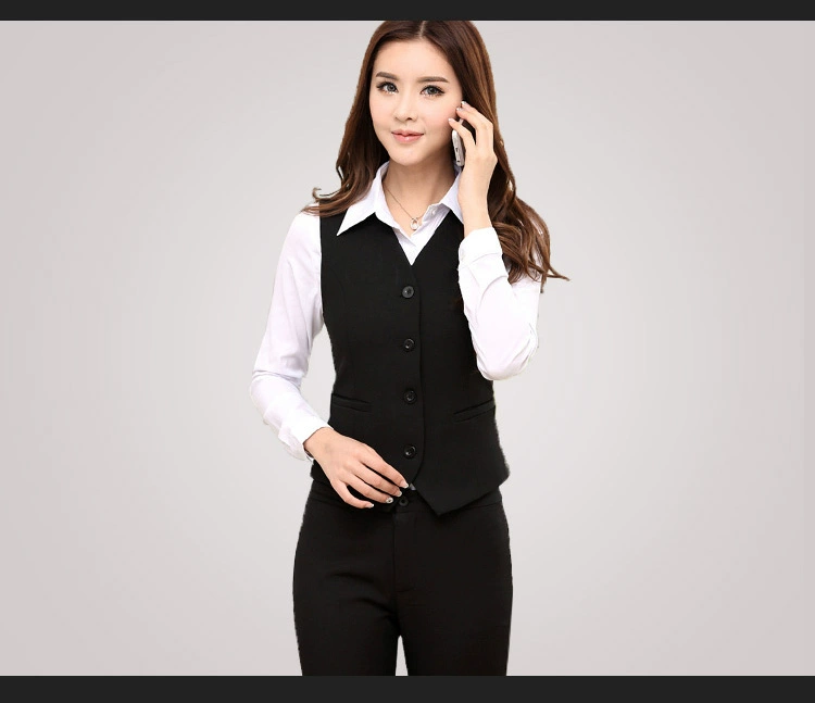 Váy vest hai mảnh chuyên nghiệp của phụ nữ mặc vest váy váy quần overalls phù hợp với quần váy áo sơ mi trắng nữ