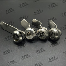 Haitan stainless steel triangle lock 304 stainless steel lock electric cabinet door lock MS705 triangle stainless steel tongue lock