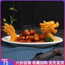 Dragon tail salt sculpted mould chefs with cement tap mould Longtail mould Phoenix head salt sculpted peacock head molds