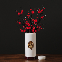 New Chinese Ceramics Big Vase Swing Piece Zen house flower-flower living-room TV cabinet Decorations