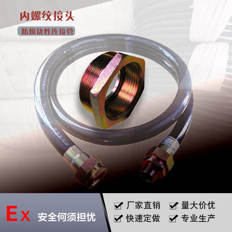 Explosion-proof flexible pipe joint 4 points inner wire 6 points inner wire 1 inch inner wire DN15 inner wire DN20 hose inner wire connector