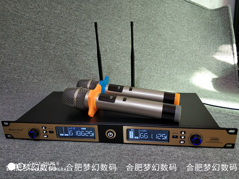 bộ mic livestream Âm thanh chuyên nghiệp gốc Đài Loan Bayer một cho hai micrô không dây U phân đoạn KTV hiển thị ưu đãi đặc biệt cho đám cưới micro không dây uhf cho loa kéo