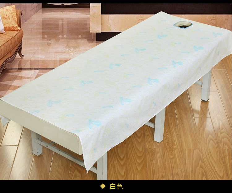 Thẩm mỹ viện tấm chống thấm nước và dầu với lỗ Làm đẹp giường spa massage tấm đặc biệt