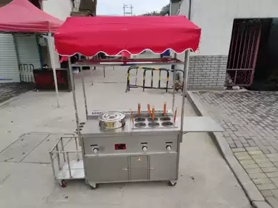 Send out mobile roadside night market mobile grilt fried skewers commercial stalls snack cart cart