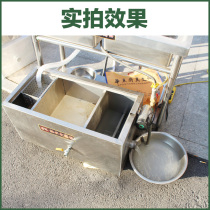 Commercial catering grease trap kitchen oil-water separator three-stage grease trap small buried oil-water filter