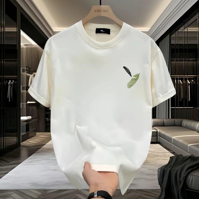Outlet Summer Discount Mall New Trendy Brand Zodiac Year T-Shirt Round Neck Short Sleeve Unisex Summer Style Couple Official Website