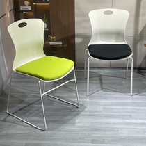 Computer chair conference chair training chair stackable bow-shaped armless simple negotiation chair meeting room office chair for guests