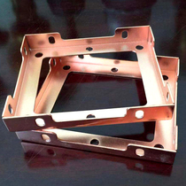 86 Plated Red Copper Red Bull Stent Transformer Inn Bracket Power Supply Output Bull mounting bracket Bull Cover 2 pieces