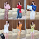 Fanshu Light Luxury Embrace Signal 2026 ພາກຮຽນ spring ແລະ summer ໃຫມ່ Lyocell Tencel ເສື້ອຢືດແຂນຍາວ versatility ແລະສະບາຍ.