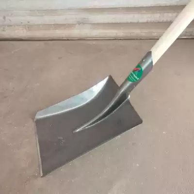 Shovel agricultural tree planting tree firefighting flood control thickening all-steel square steel shovel wooden handle shovel tool iron shovel Outdoor